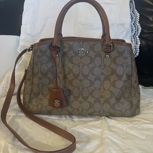 Brown Coach purse- excellent condition